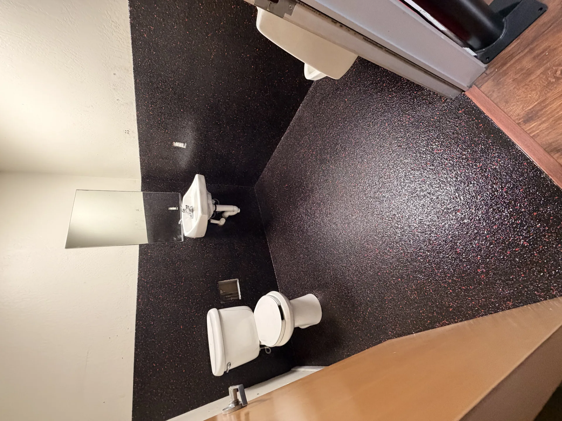 Epoxy flooring project in a residential garage