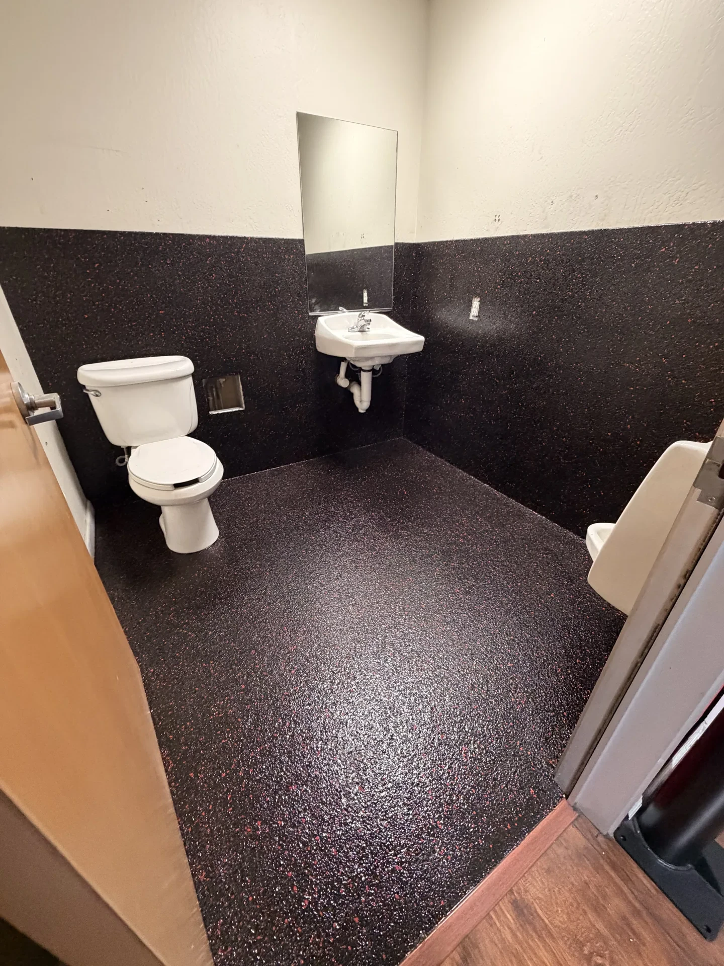 Flake epoxy floor