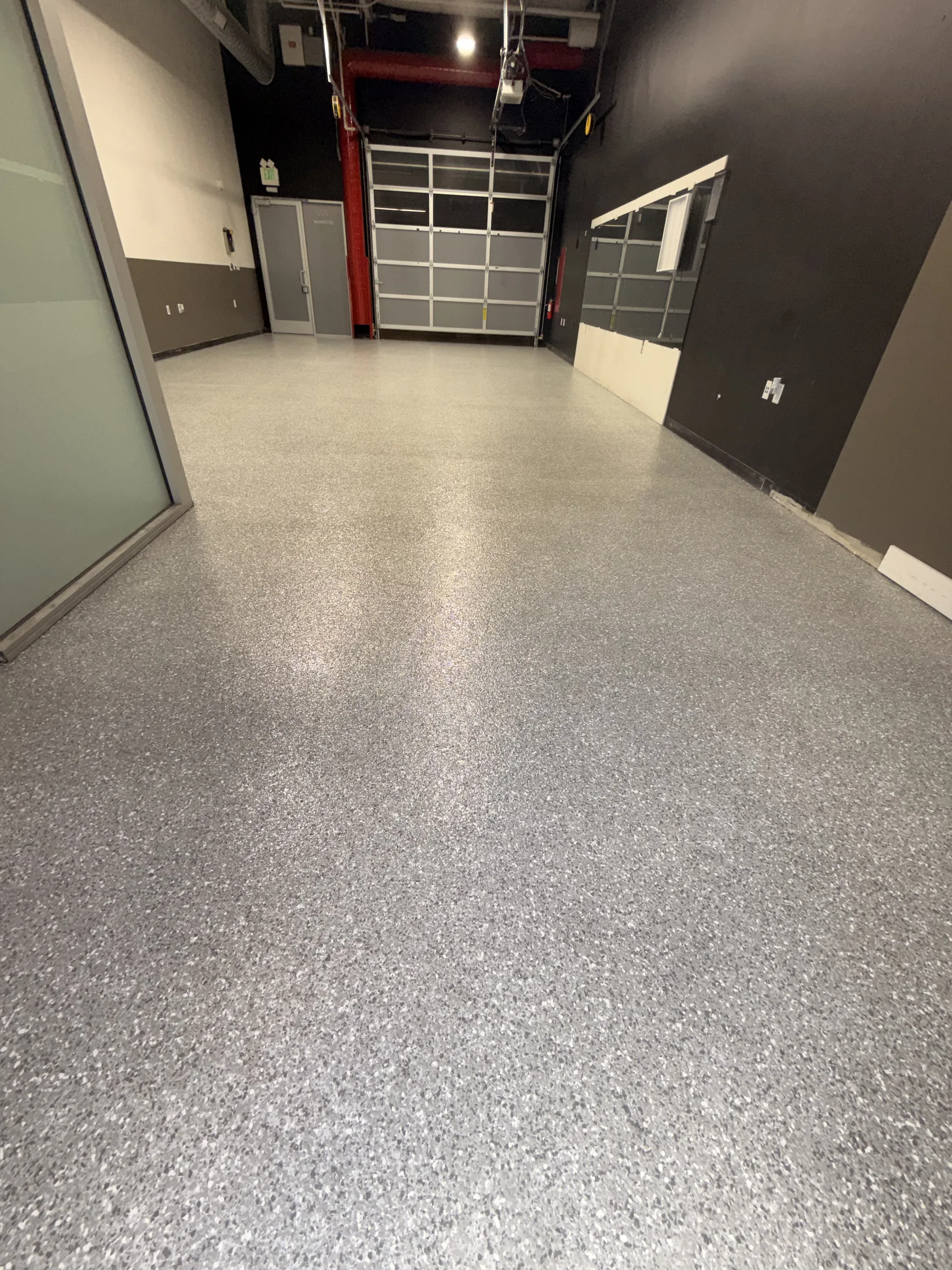 Flake epoxy floor