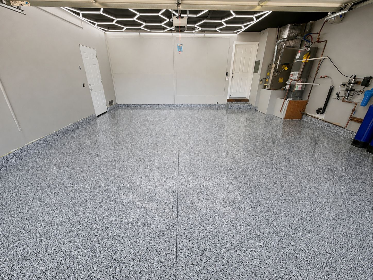 Finished Heavy Duty Epoxy garage floor